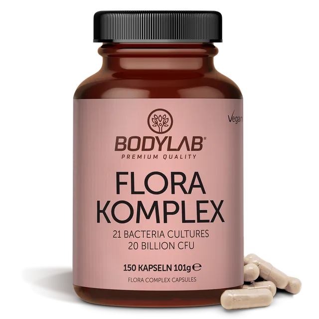 bodylab24-flora-complex-darmflora-kapseln-150-kapseln-21-kulturen-20-mrd-kbe image 1