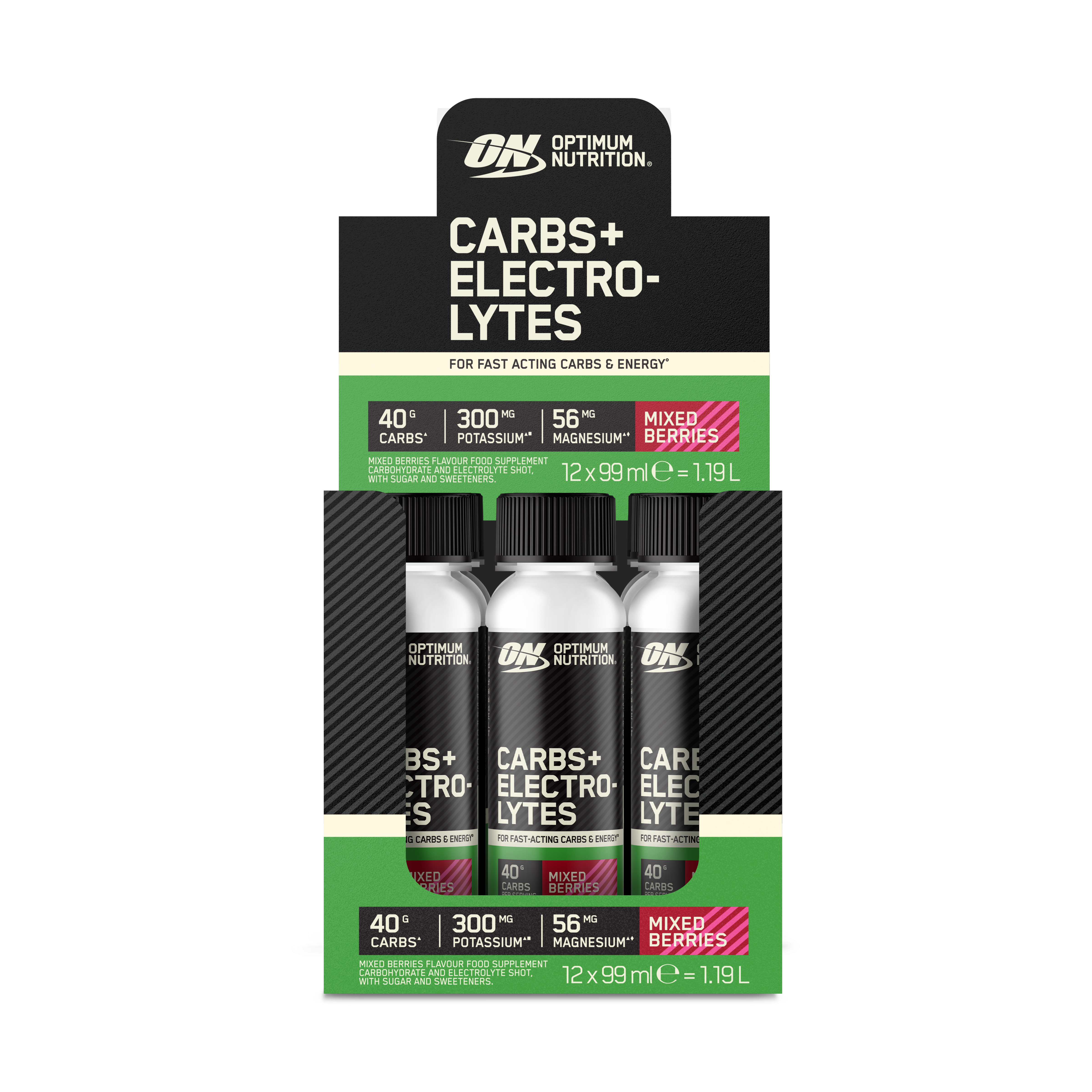 optimum-nutrition-carbs-electrolytes-shot-99-ml-40-g-carbs-ausdauer-gel-drink image 1