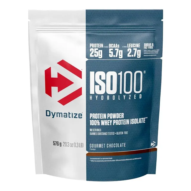 dymatize-iso-100-hydrolyzed-gourmet-chocolate-576g-whey-hydrolysat-isolat image 1