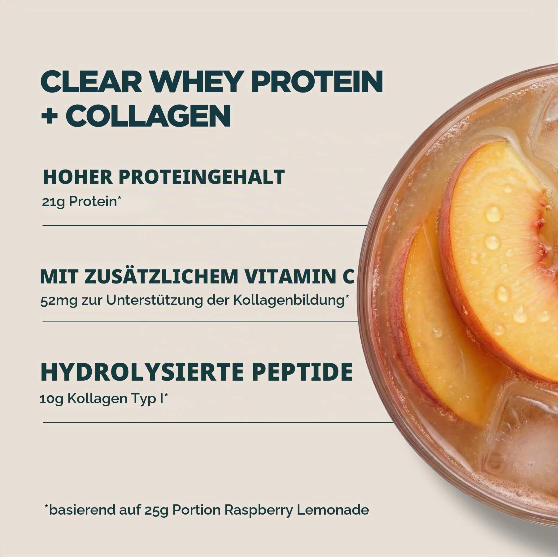 myprotein-clear-whey-protein-kollagen-pfirsichtee-500-g-20-portionen image 3