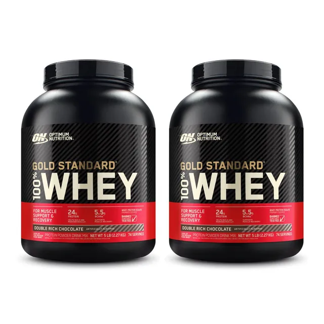 optimum-nutrition-gold-standard-100-whey-protein-doppelpack-2x-5-lbs image 1