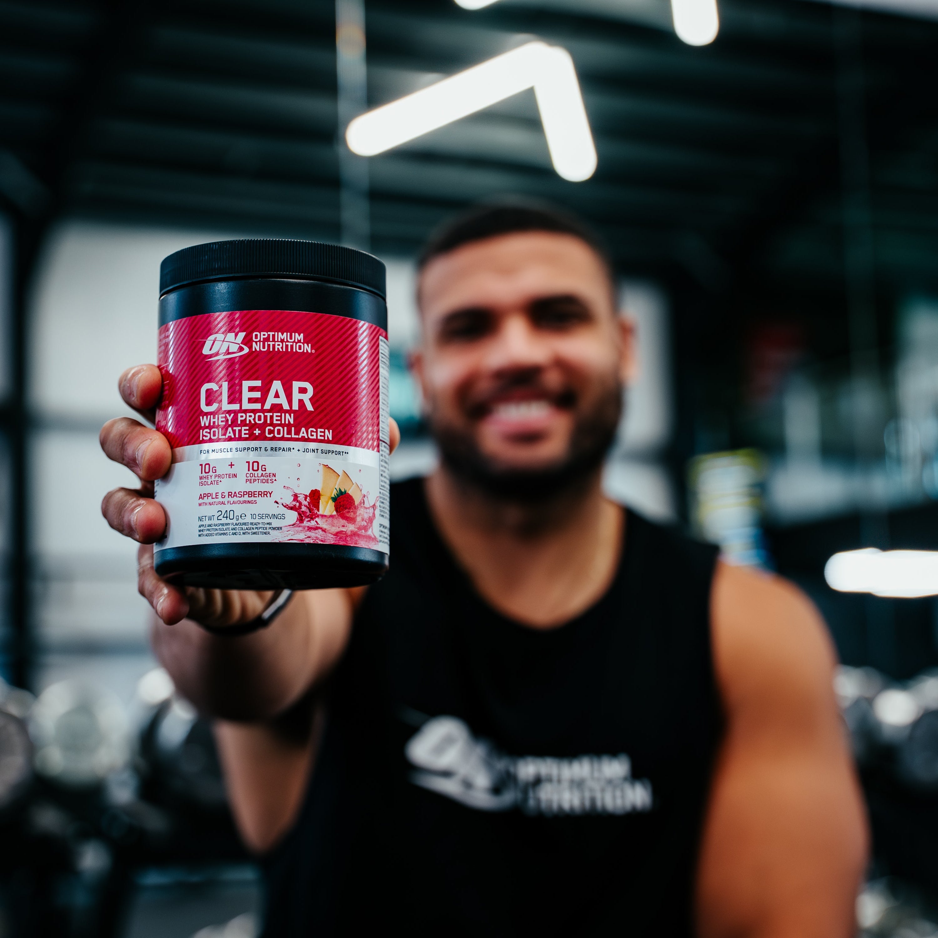 optimum-nutrition-clear-whey-protein-isolate-collagen-powder-240-g-10-portionen image 4