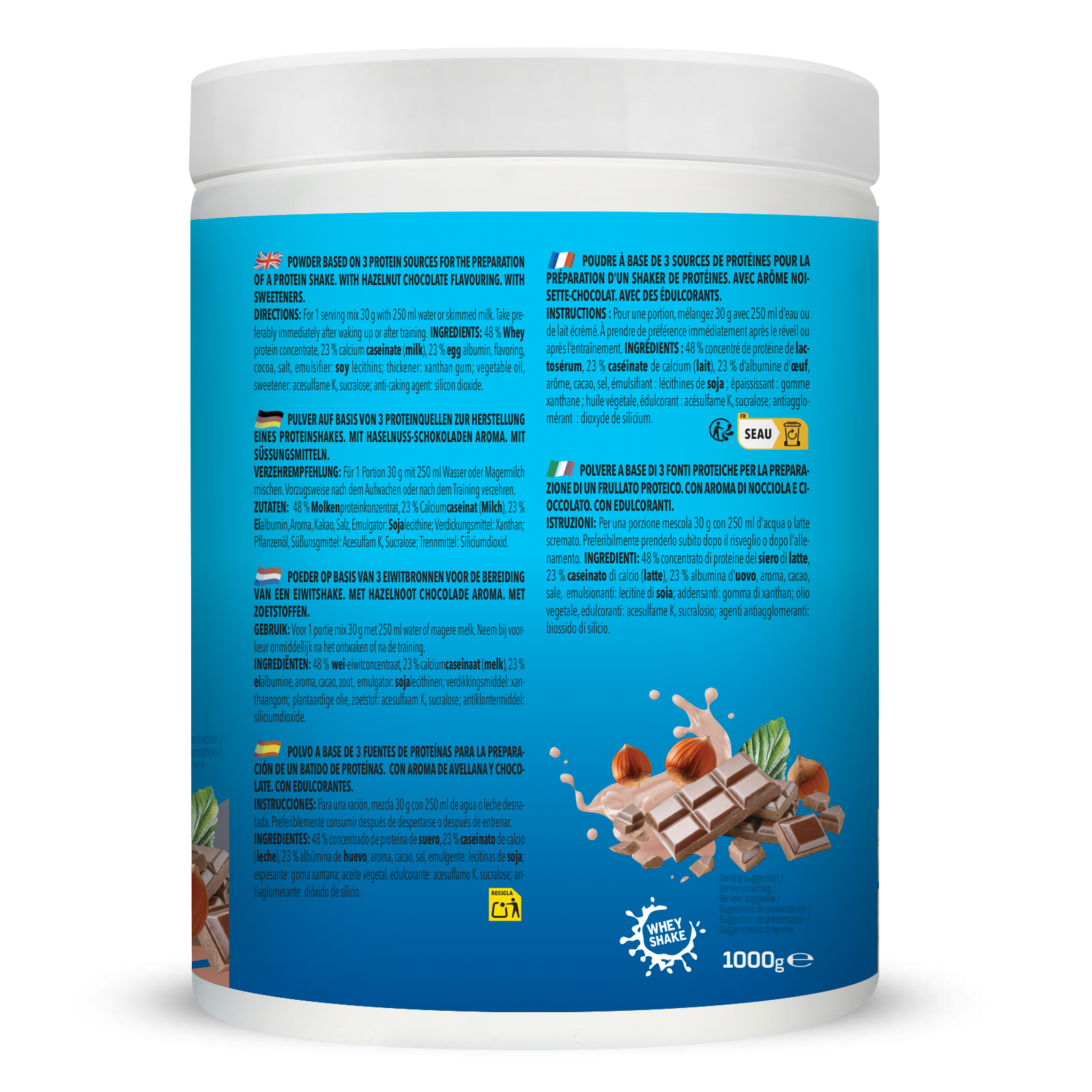 bodylab24-3k-protein-1000g-whey-casein-und-eiprotein-mehrkomponenten-protein image 7