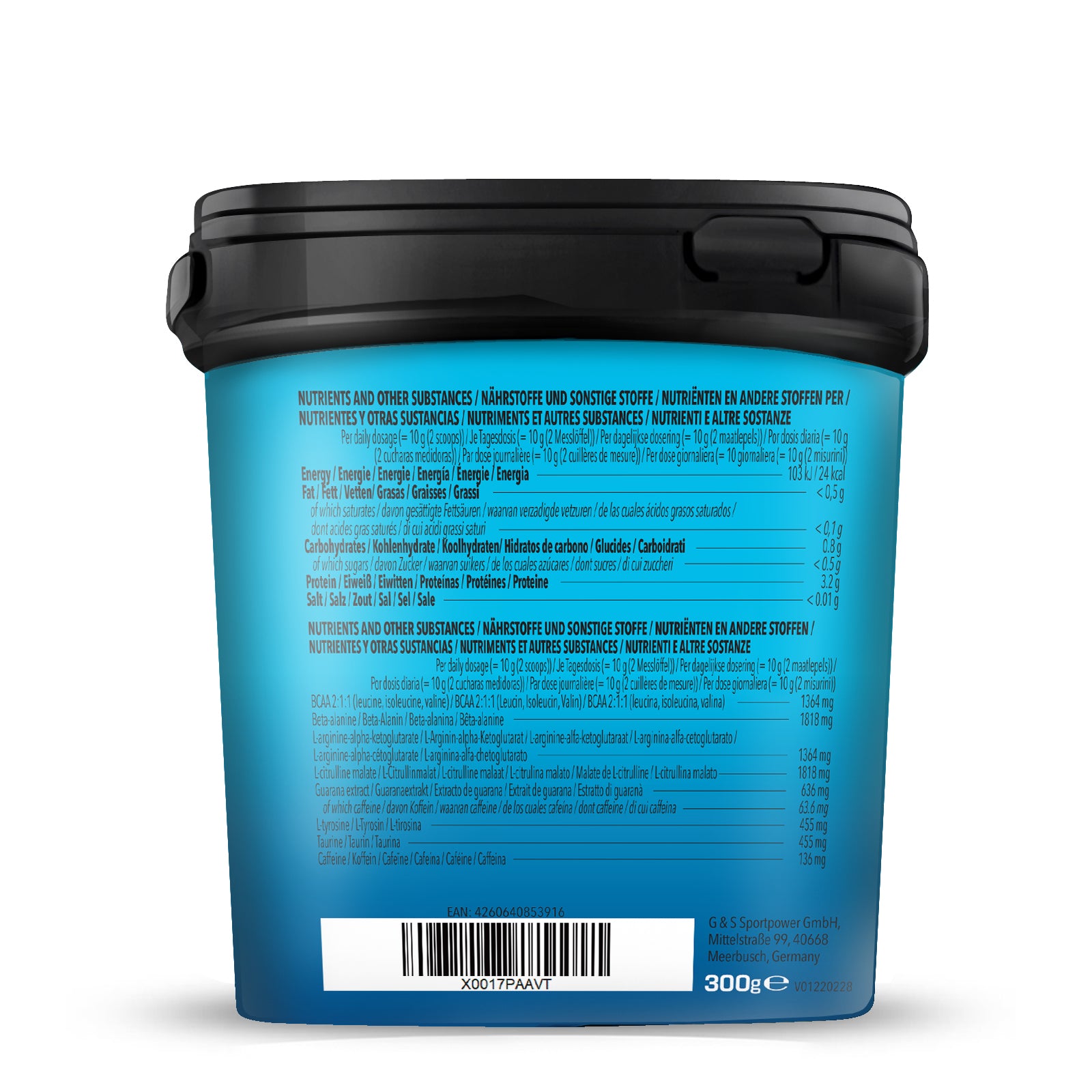 bodylab24-pre-workout-booster-300g-fokus-booster-mit-koffein image 7