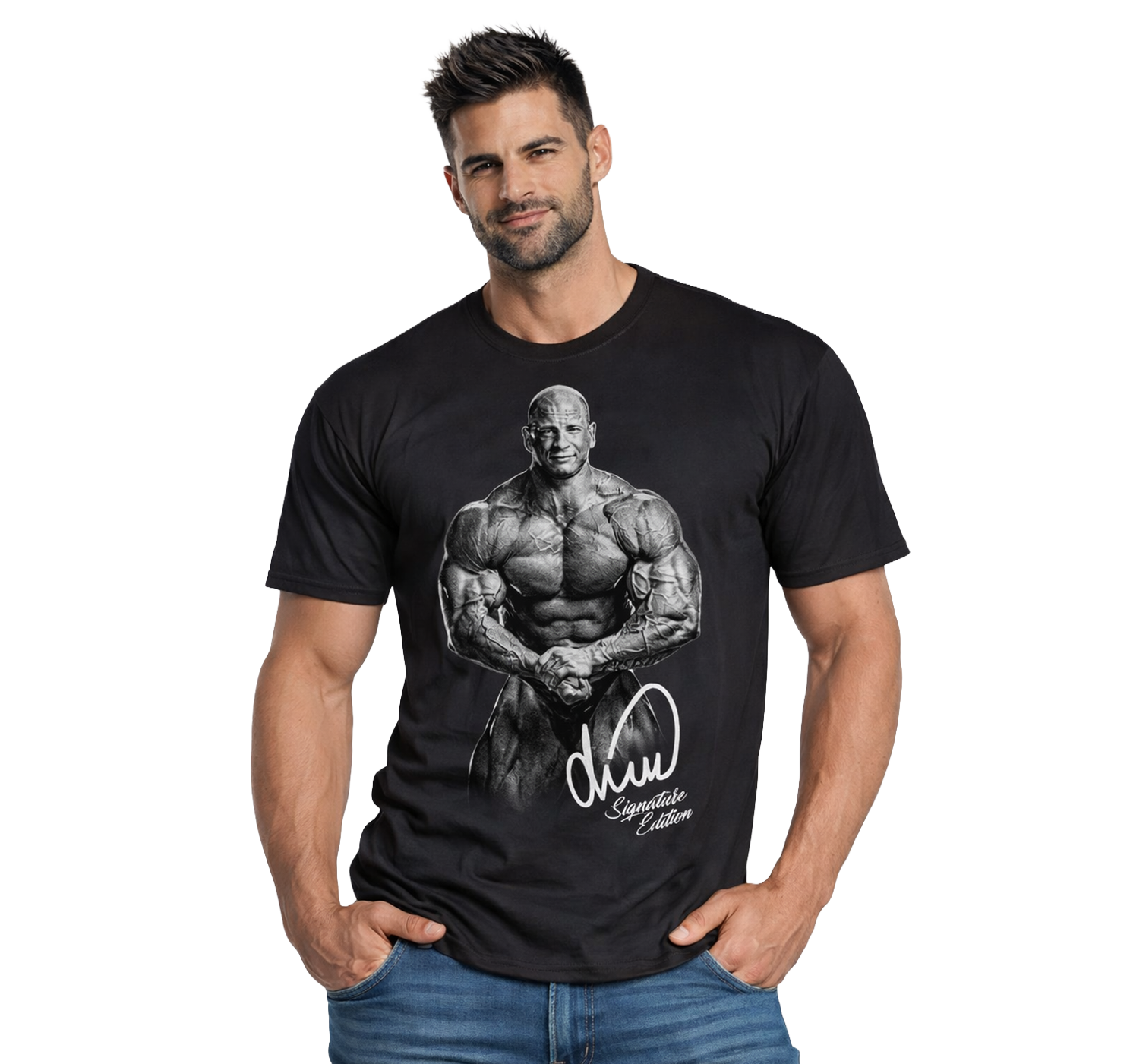 all-stars-pump-x-t-shirt-herren-bodybuilding-t-shirt-100-baumwolle image 1