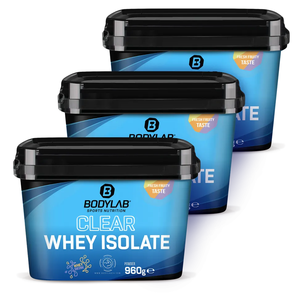 bodylab24-clear-whey-isolate-3-x-960g-erfrischendes-whey-isolat-pulver image 1