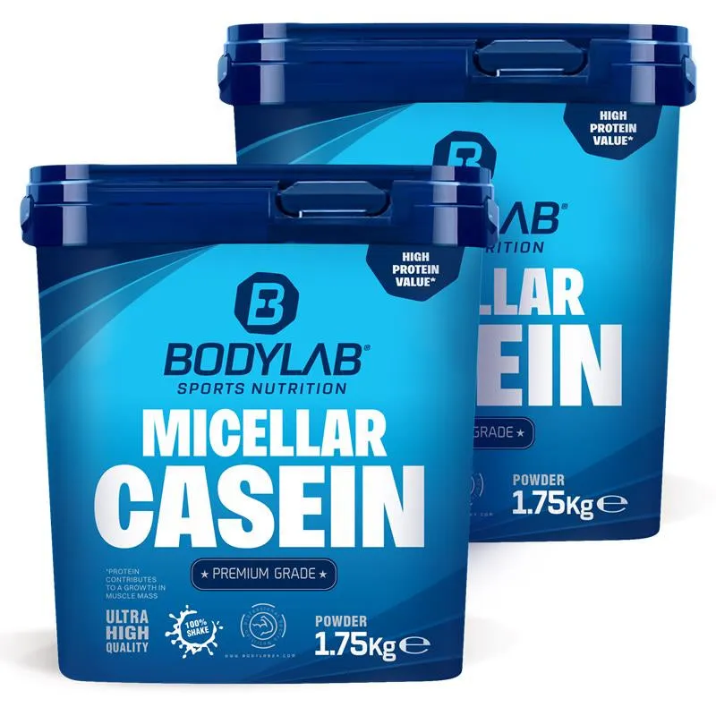 bodylab24-casein-micellar-doppelpack-2-x-1750g-whey-protein-nacht-protein image 1