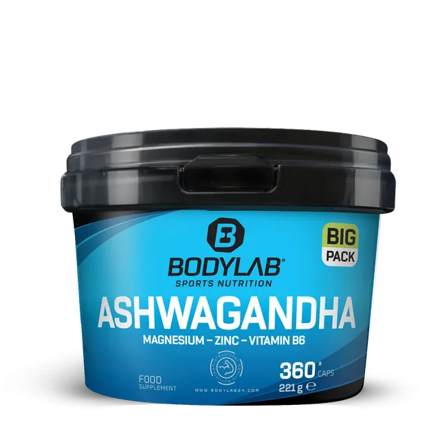 bodylab24-big-pack-ashwagandha-magnesium-zink-vitamin-b6-360-kapseln image 1