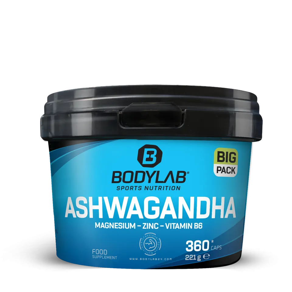 bodylab24-big-pack-ashwagandha-magnesium-zink-vitamin-b6-360-kapseln image 1