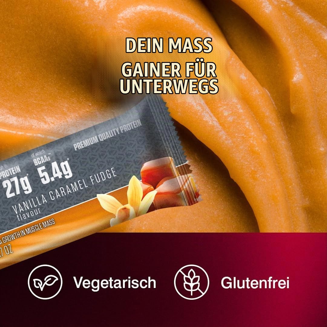 dymatize-super-mass-gainer-bar-vanilla-caramel-fudge-90g-27g-protein image 5
