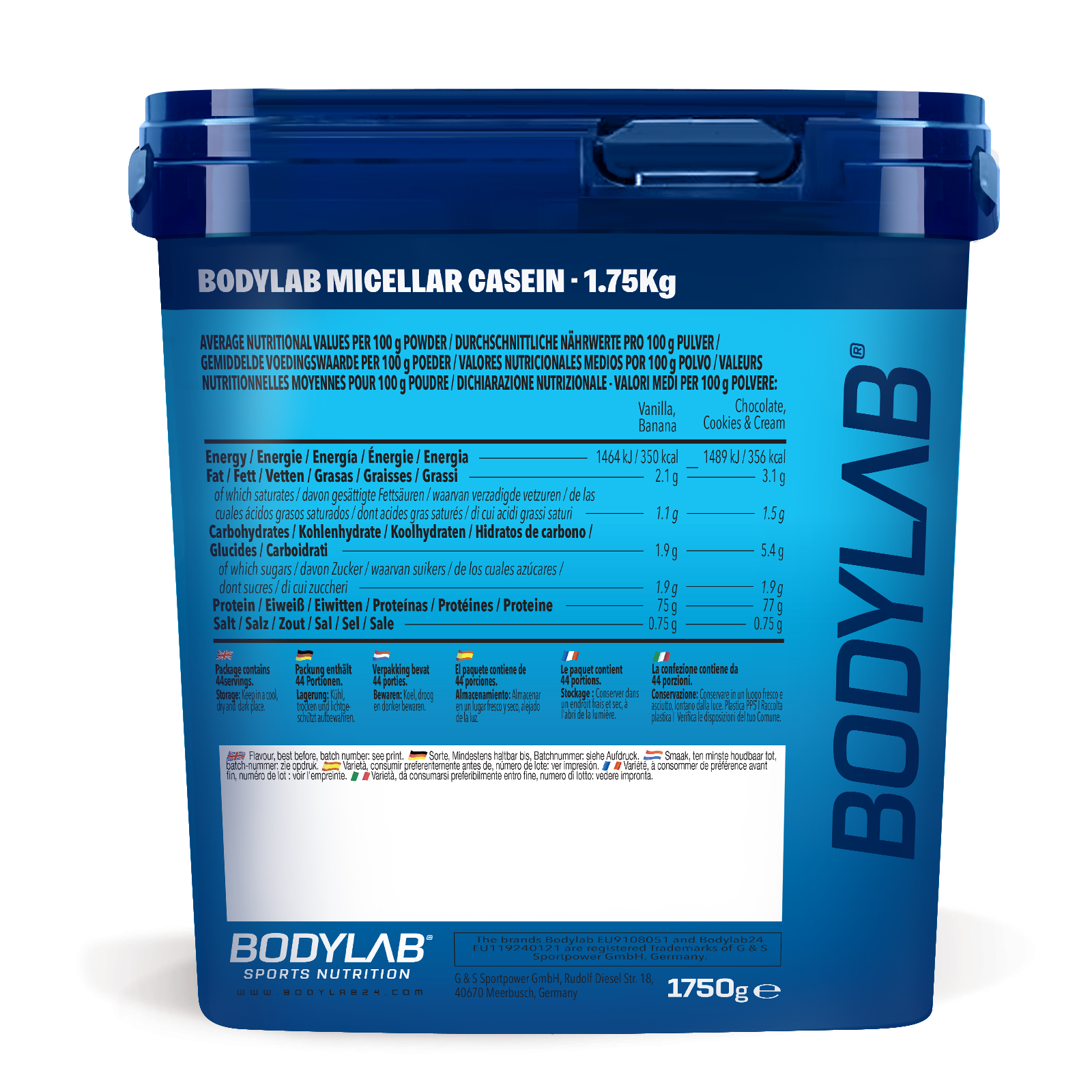 bodylab24-casein-micellar-1750g-whey-protein-mit-milchprotein image 5