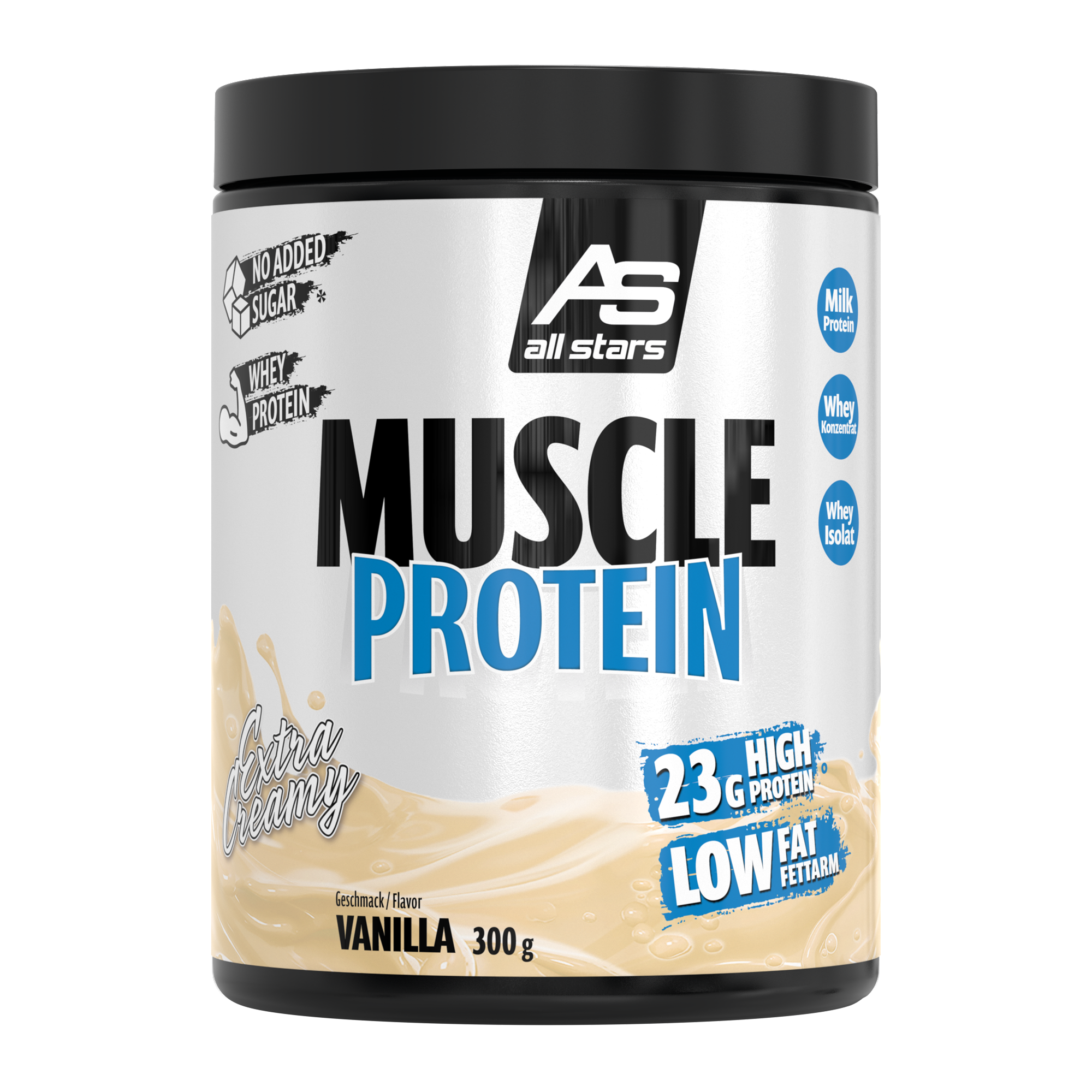 all-stars-muscle-protein-pulver-300-g-dose image 1