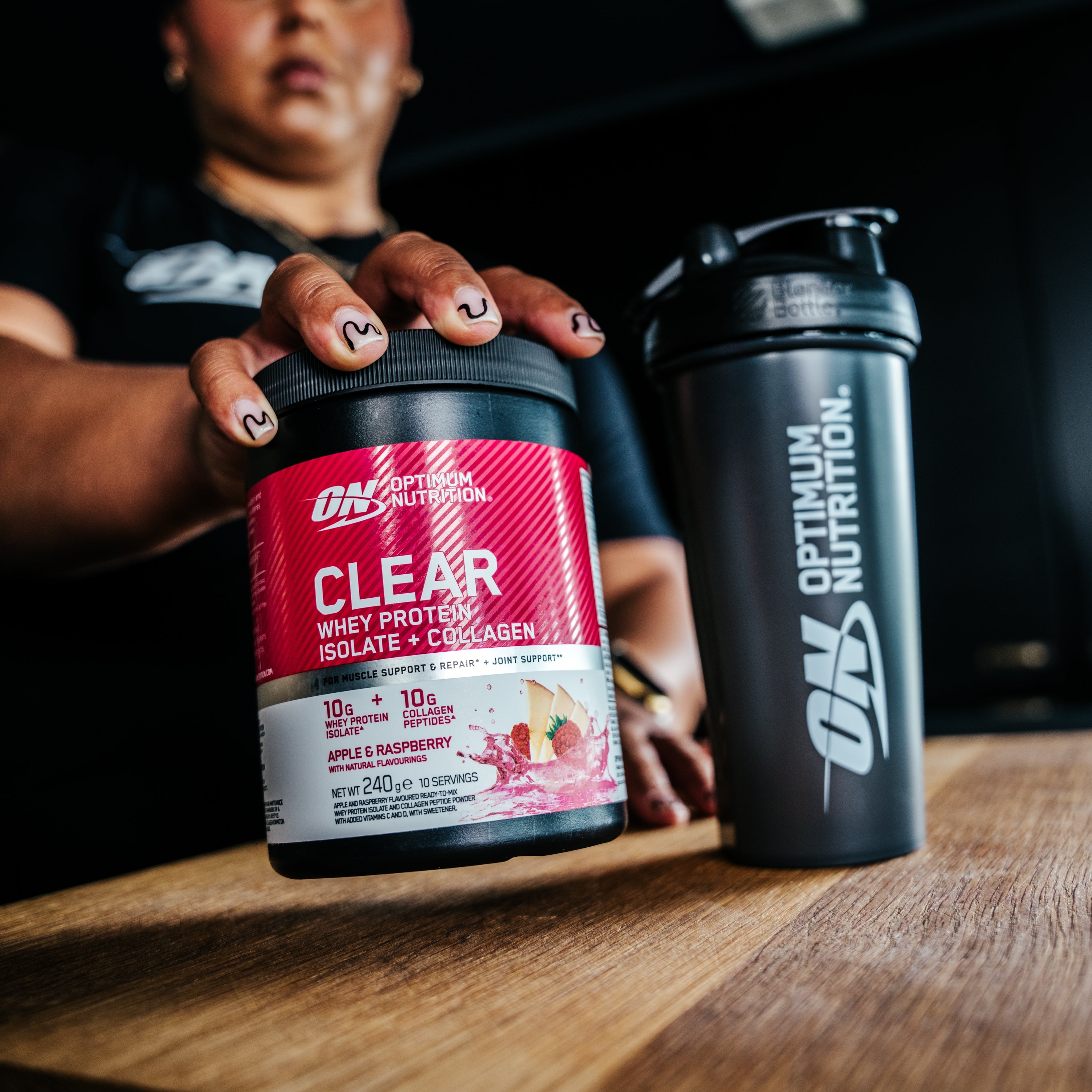optimum-nutrition-clear-whey-protein-isolate-collagen-powder-240-g-10-portionen image 6