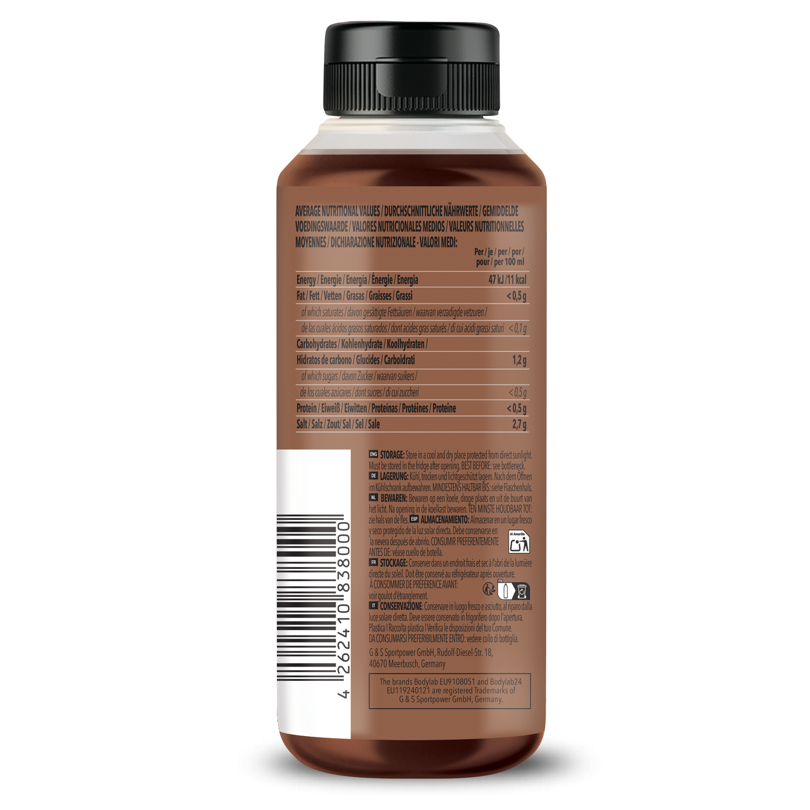 bodylab24-zero-prime-sauce-500ml-kalorienarme-sauce image 5
