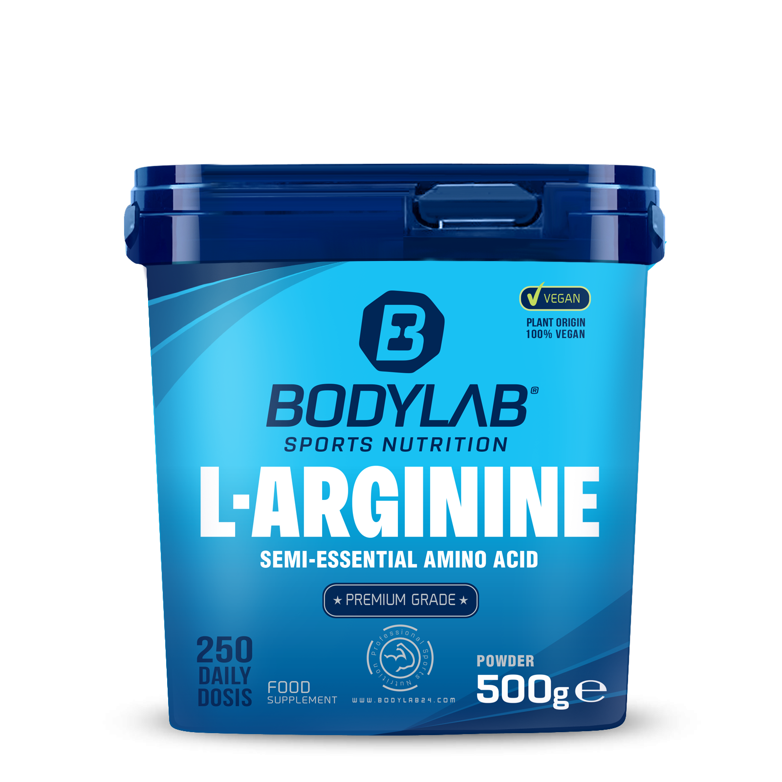 bodylab24-arginine-powder-l-arginin-pulver-500-g image 1