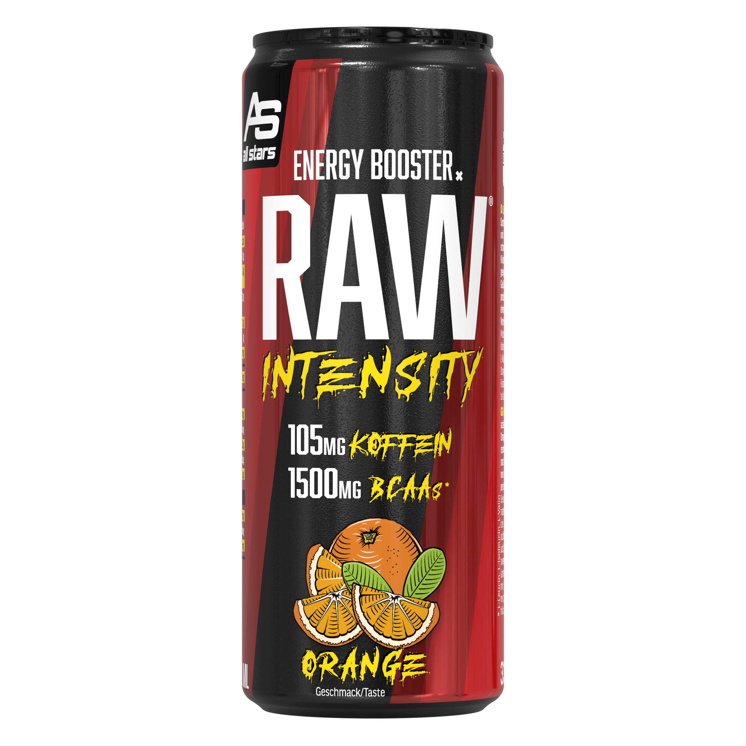 all-stars-raw-intensity-energy-drink-330ml-dose-orange-zuckerfrei image 1