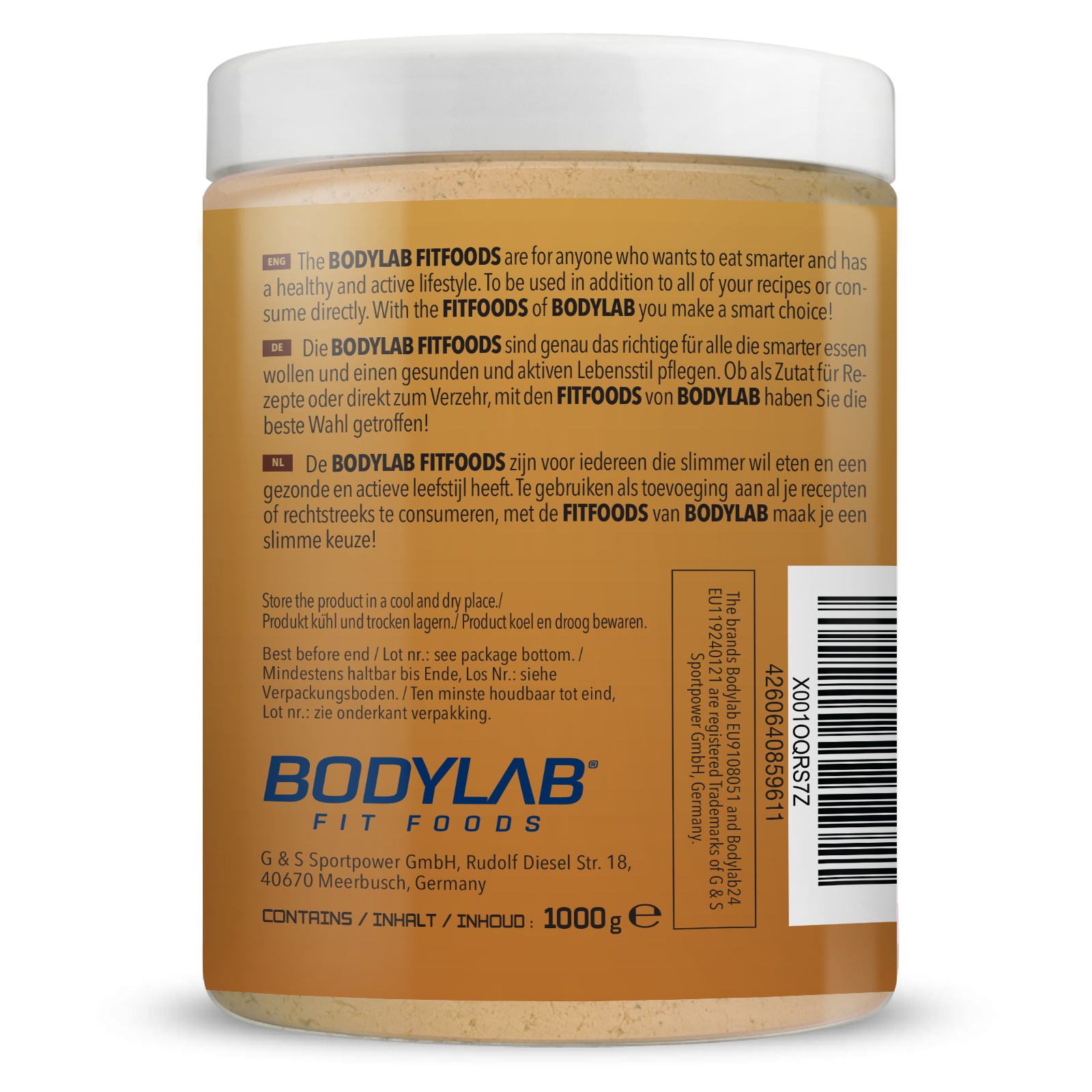 bodylab24-almond-butter-mandelmus-1000g image 3