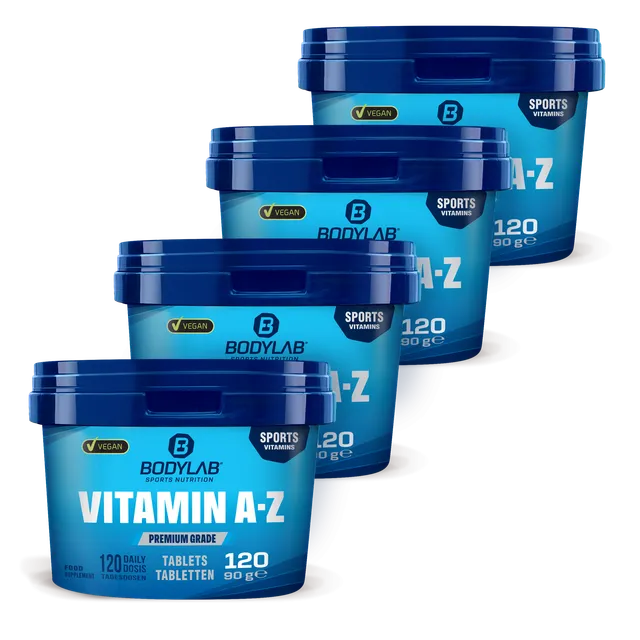 bodylab24-vitamin-a-z-multivitamin-tabletten-4-x-120-tabletten image 1
