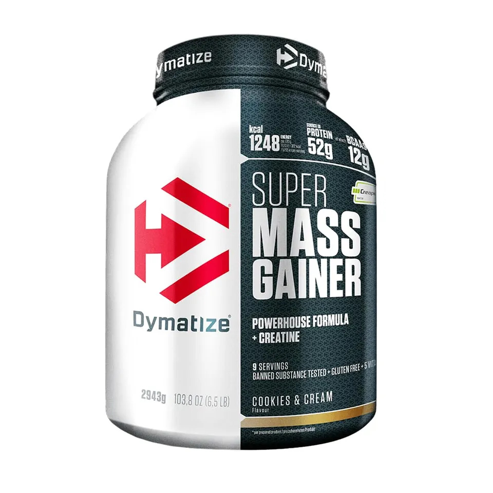 dymatize-super-mass-gainer-cookies-cream-2943g image 1