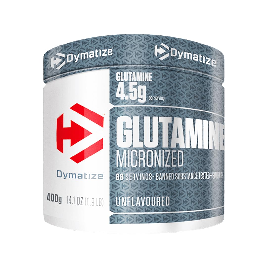dymatize-glutamine-micronized-pulver-neutral-400-g image 1