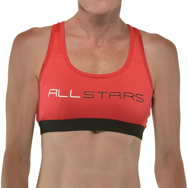 all-stars-sport-bh-mit-schriftzug-racerback-fitness-bustier image 1