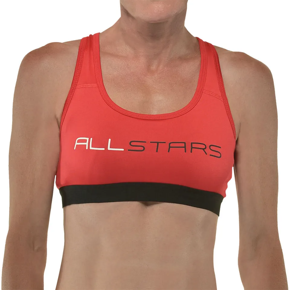all-stars-sport-bh-mit-schriftzug-racerback-fitness-bustier image 1