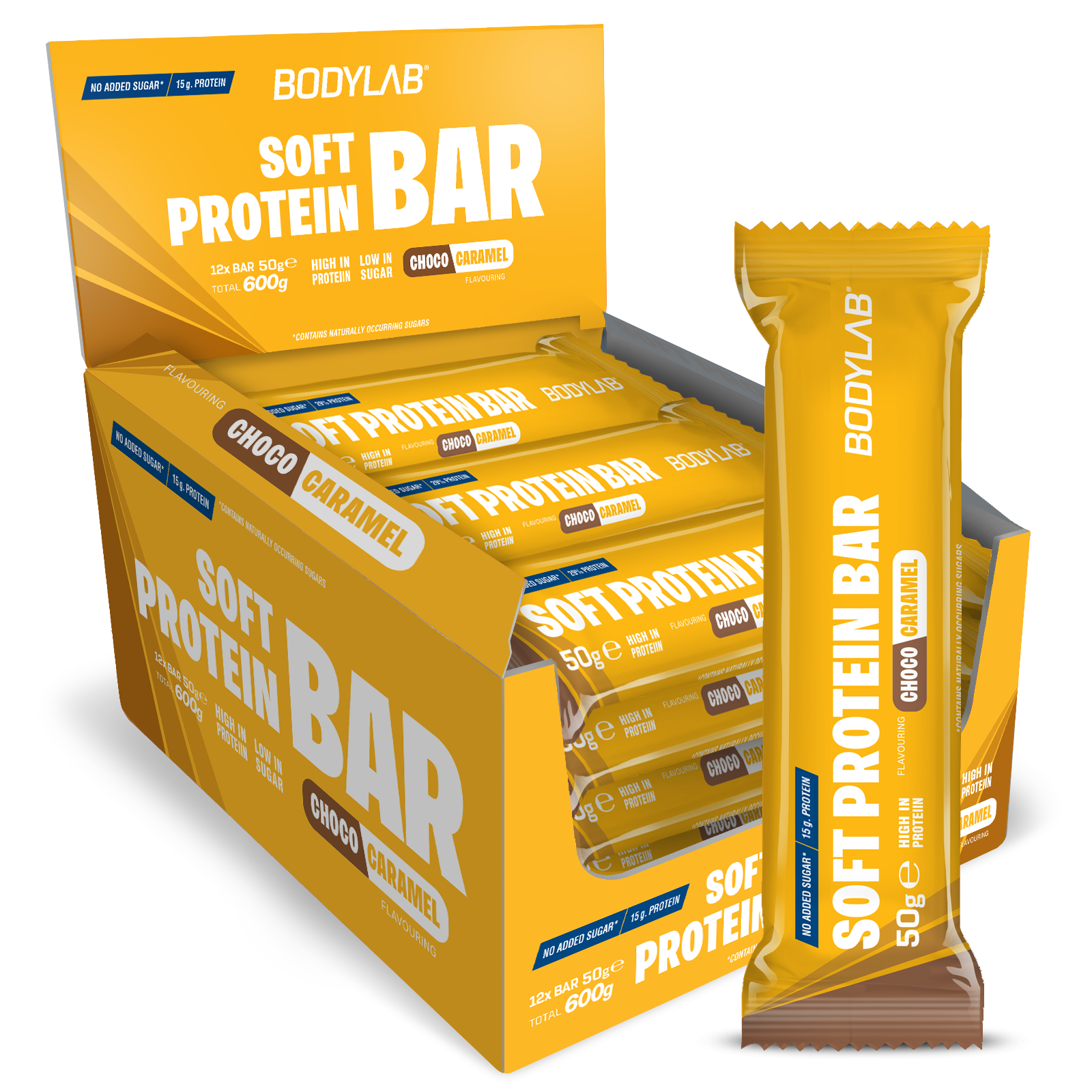 bodylab24-soft-protein-bar-12x50g-proteinriegel-mit-milchcreme-und-karamell-mind image 1