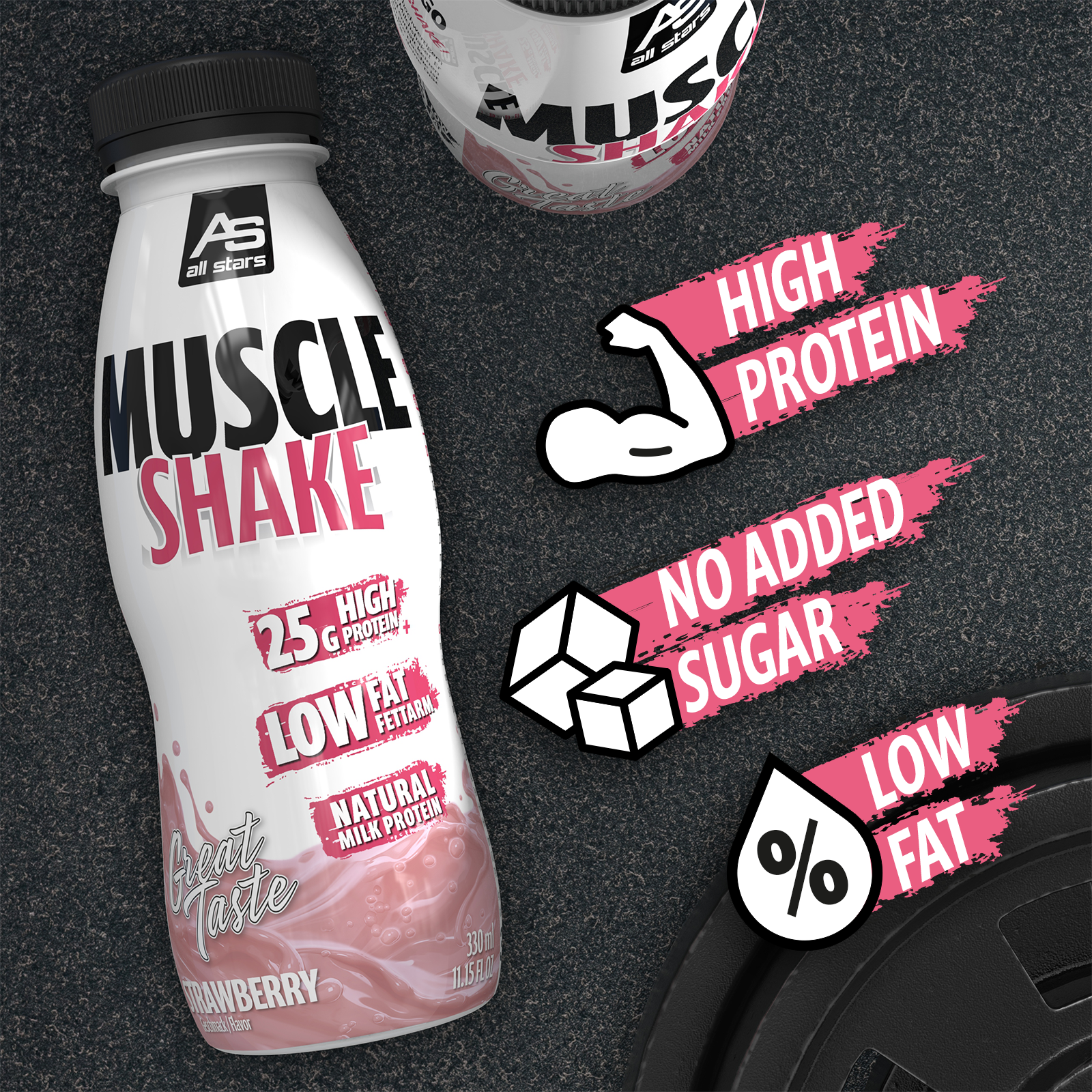 all-stars-muscle-shake-330ml-25g-protein-rtd-ohne-zuckerzusatz image 7