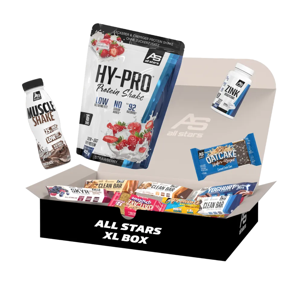 all-stars-box-xl-probierbox-mit-26-protein-riegeln-und-workout-favoriten image 1