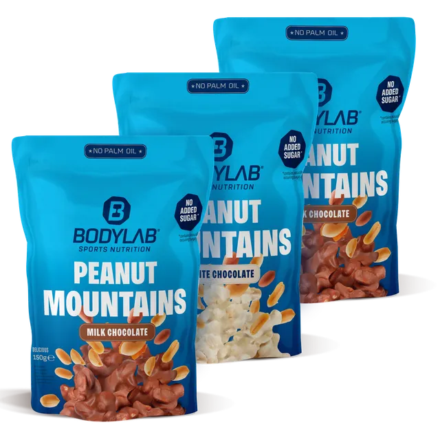 bodylab24-peanut-rockies-3-x-150g-schoko-erdn-sse image 1
