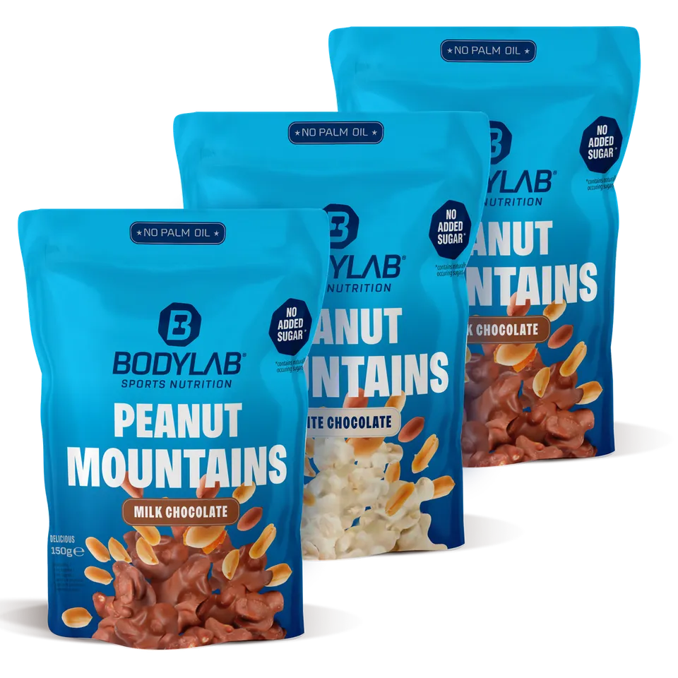 bodylab24-peanut-rockies-3-x-150g-schoko-erdn-sse image 1