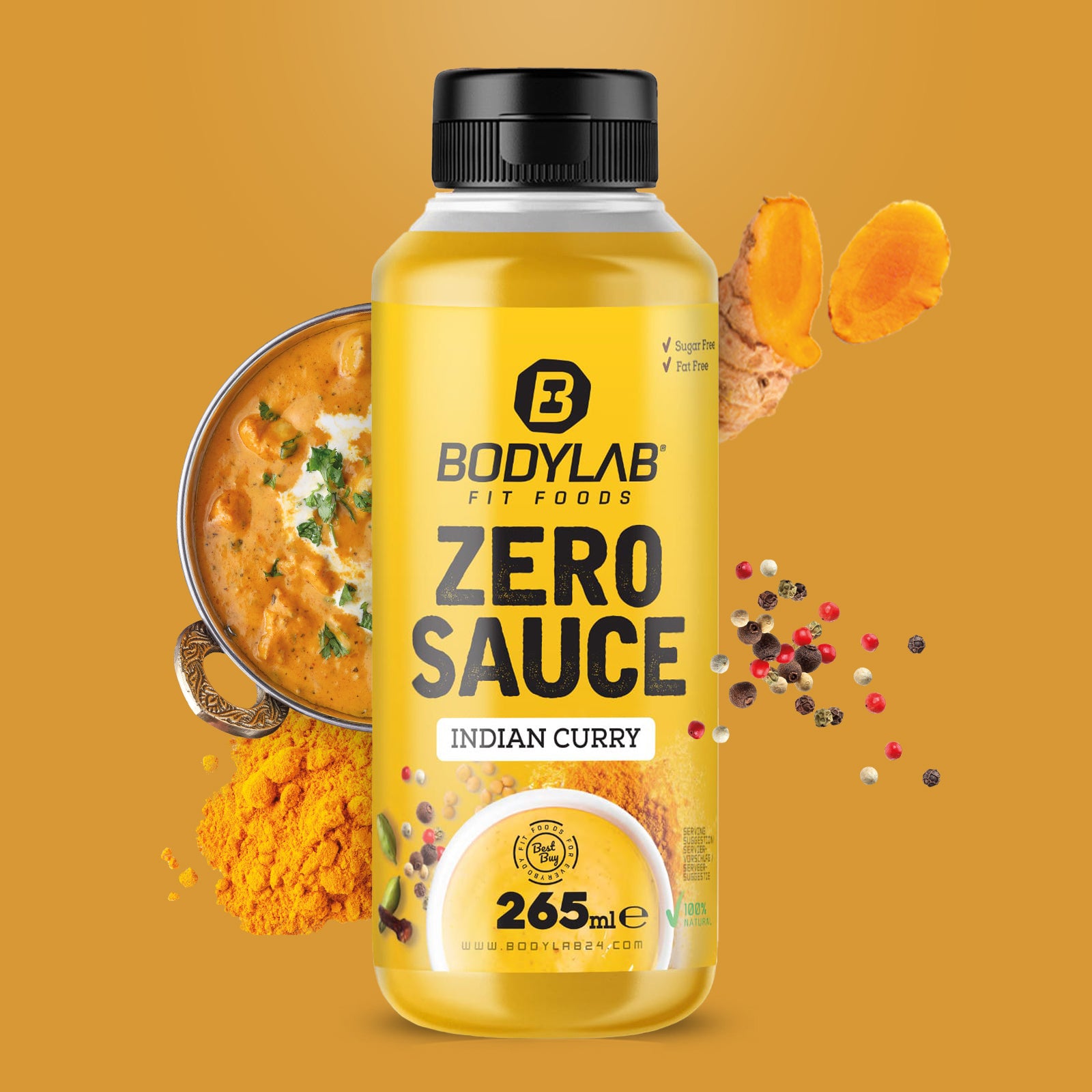 bodylab24-zero-sauce-265ml-kalorienarme-sauce-dressing image 6