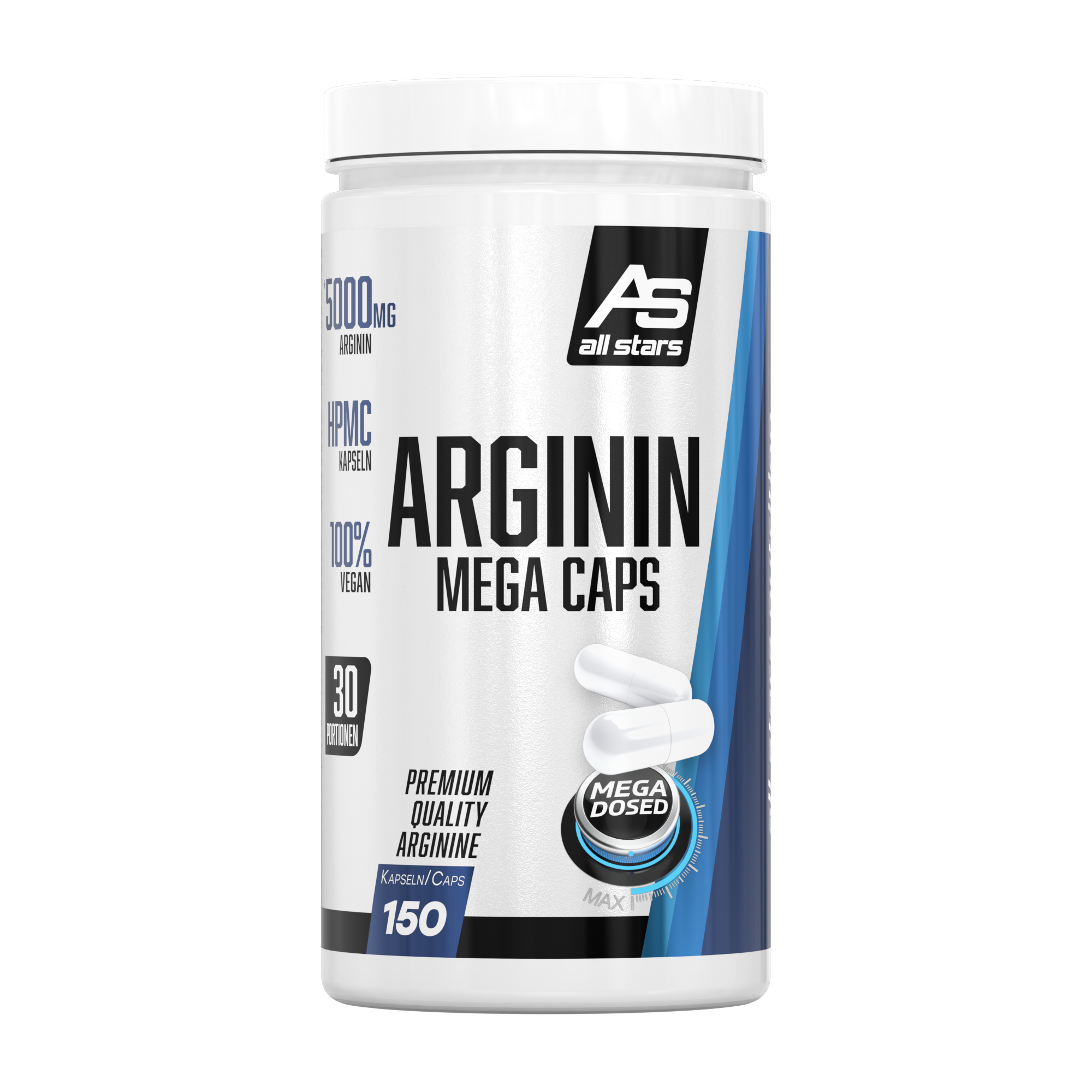 all-stars-arginin-mega-caps-150-kapseln image 1