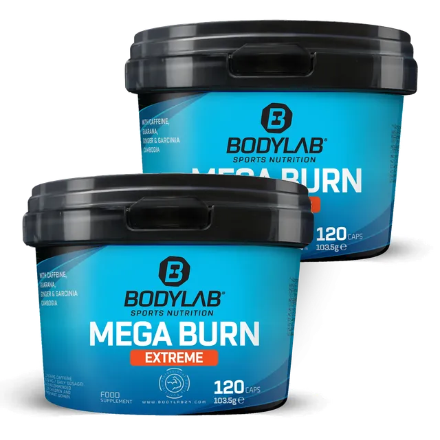 bodylab24-mega-burn-extreme-doppelpack-2-x-120-kapseln-fatburner-koffein image 1