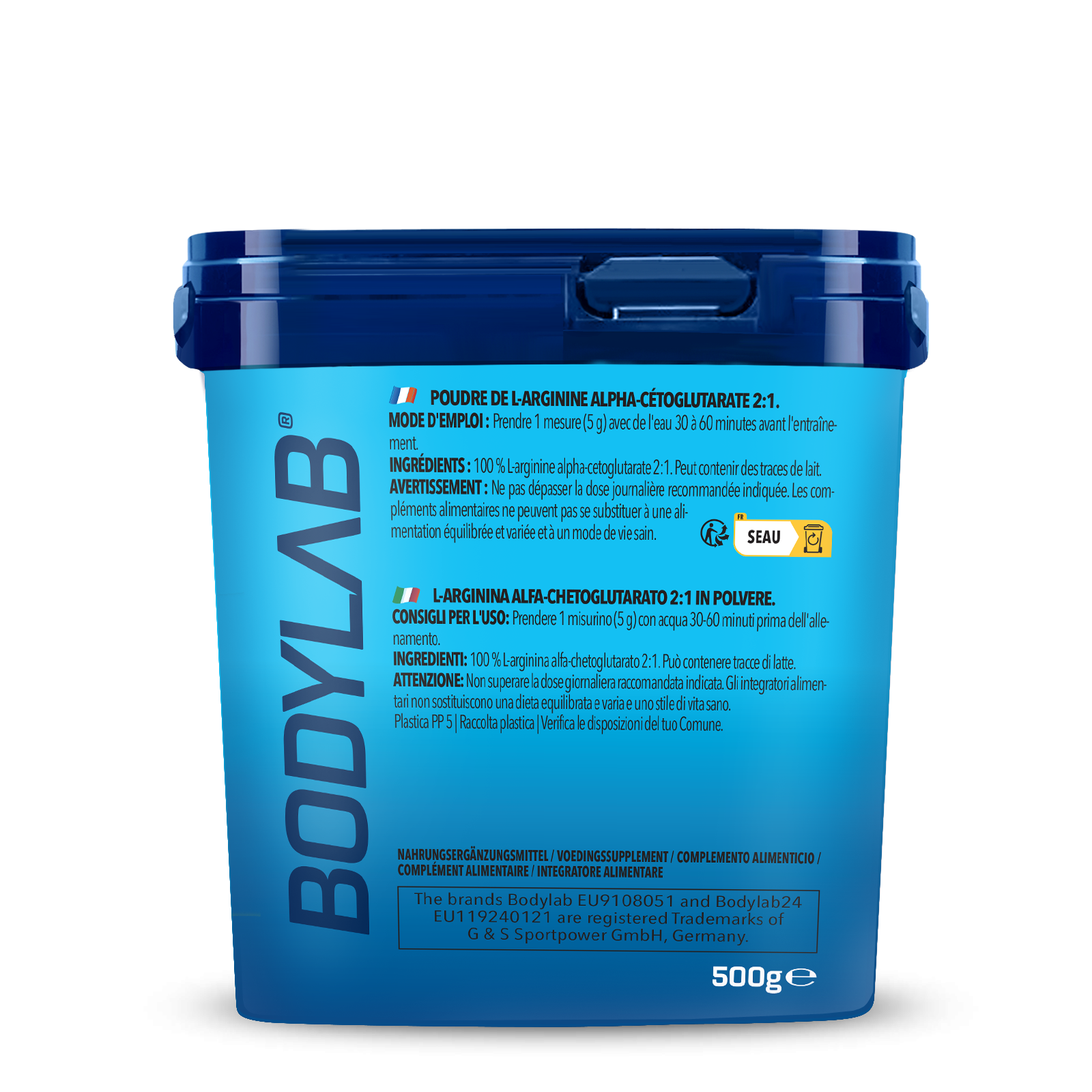 bodylab24-aakg-pulver-2-x-500g-doppelpack image 3