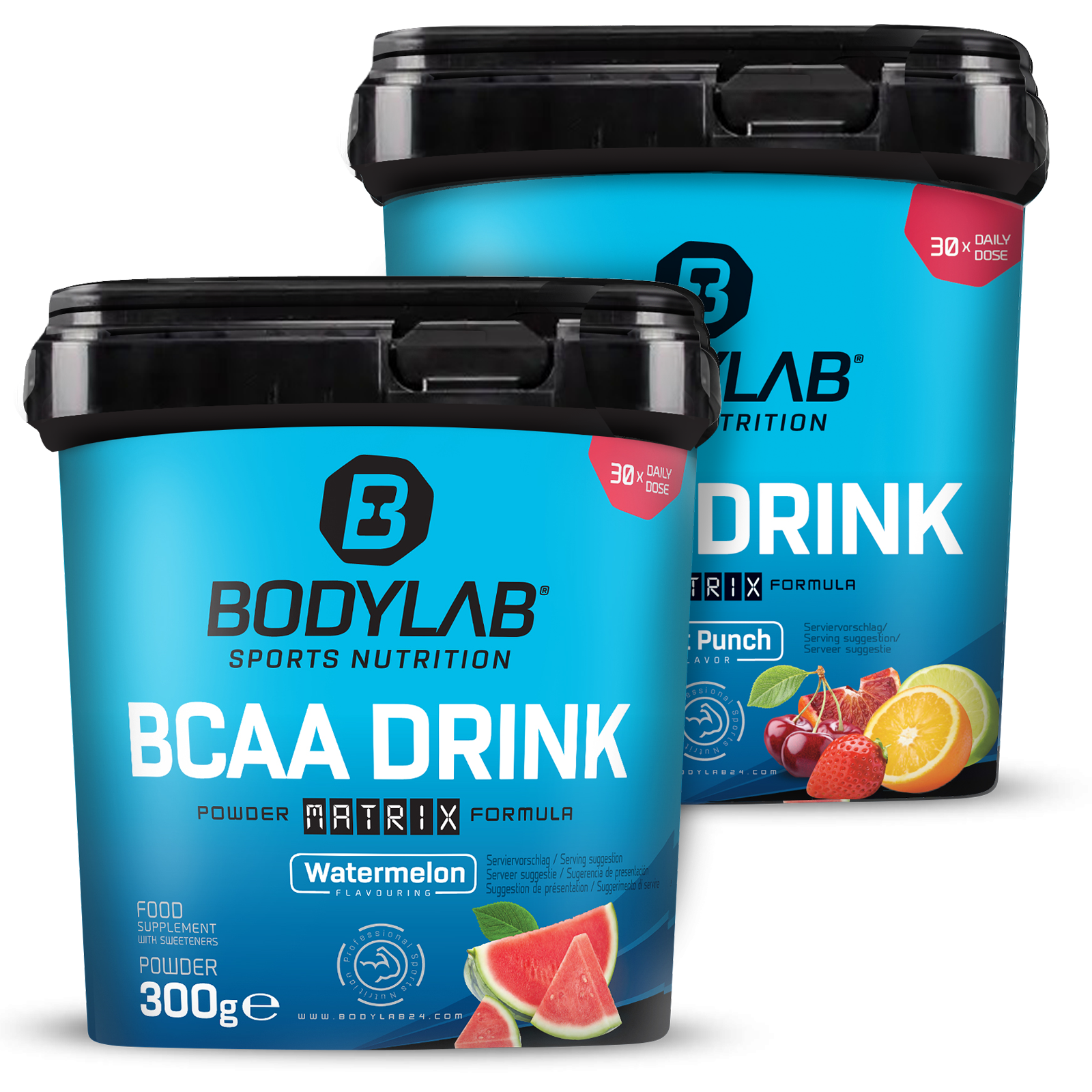 bodylab24-bcaa-drink-powder-doppelpack-2-x-300g-aminos-ure-getr-nk image 1