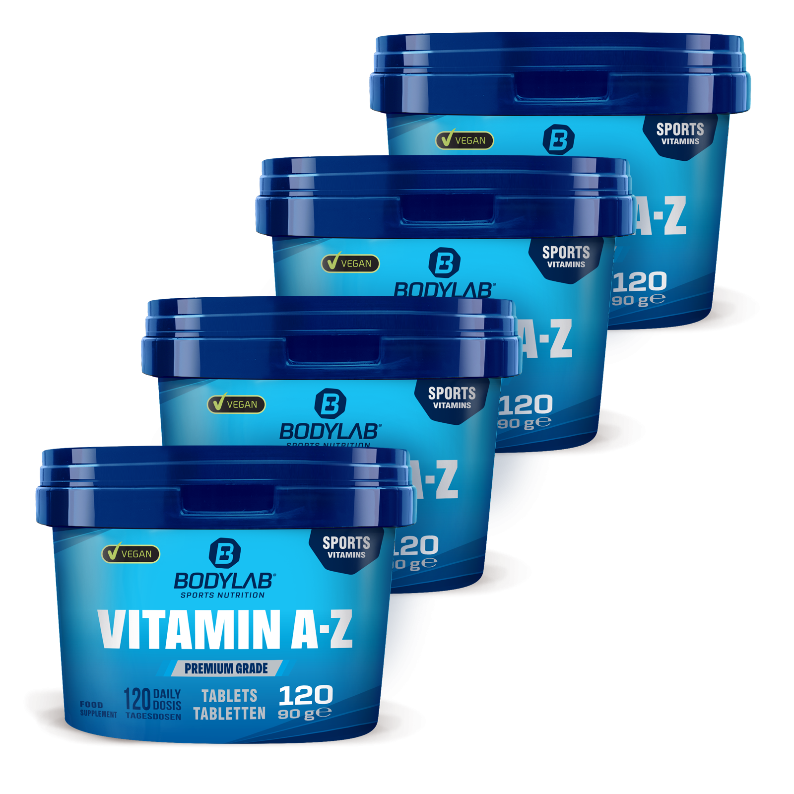 bodylab24-vitamin-a-z-multivitamin-tabletten-4-x-120-tabletten image 1