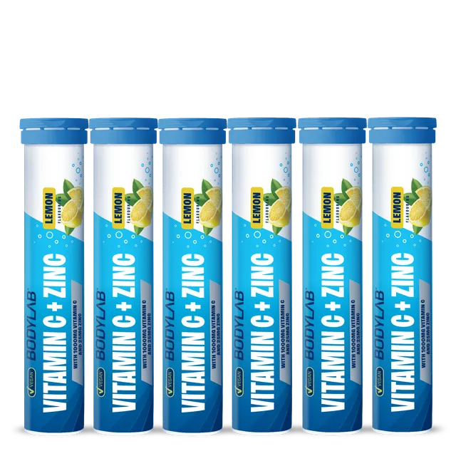 bodylab24-vitamin-c-zink-brausetabletten-lemon-6x-20-tabletten image 1