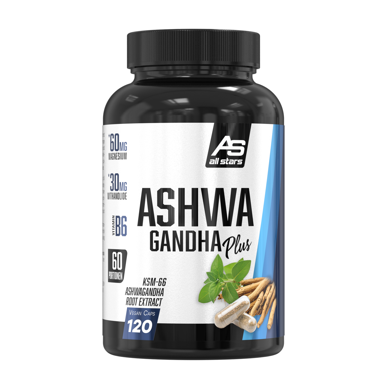 all-stars-ashwagandha-kapseln-plus-120-kapseln image 1