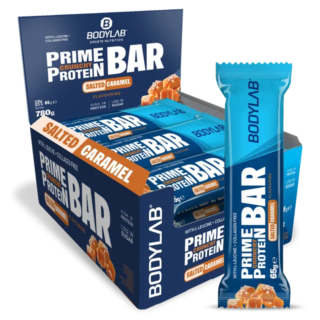 bodylab24-prime-crunchy-protein-bar-mit-2-g-leucin-12-x-65-g image 1