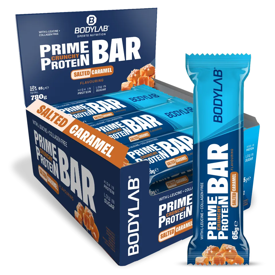 bodylab24-prime-crunchy-protein-bar-mit-2-g-leucin-12-x-65-g image 1