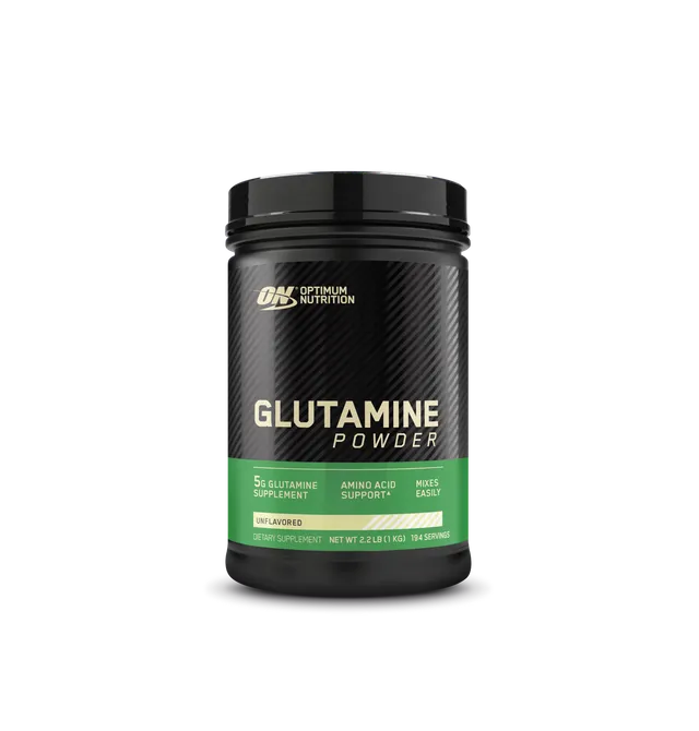 optimum-nutrition-glutamine-powder-unflavoured-aminos-ure-pulver image 1