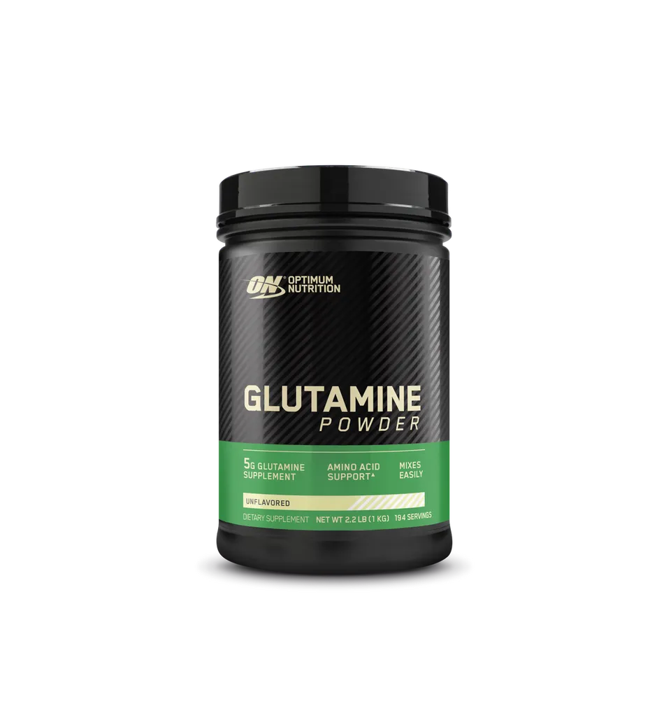 optimum-nutrition-glutamine-powder-unflavoured-aminos-ure-pulver image 1