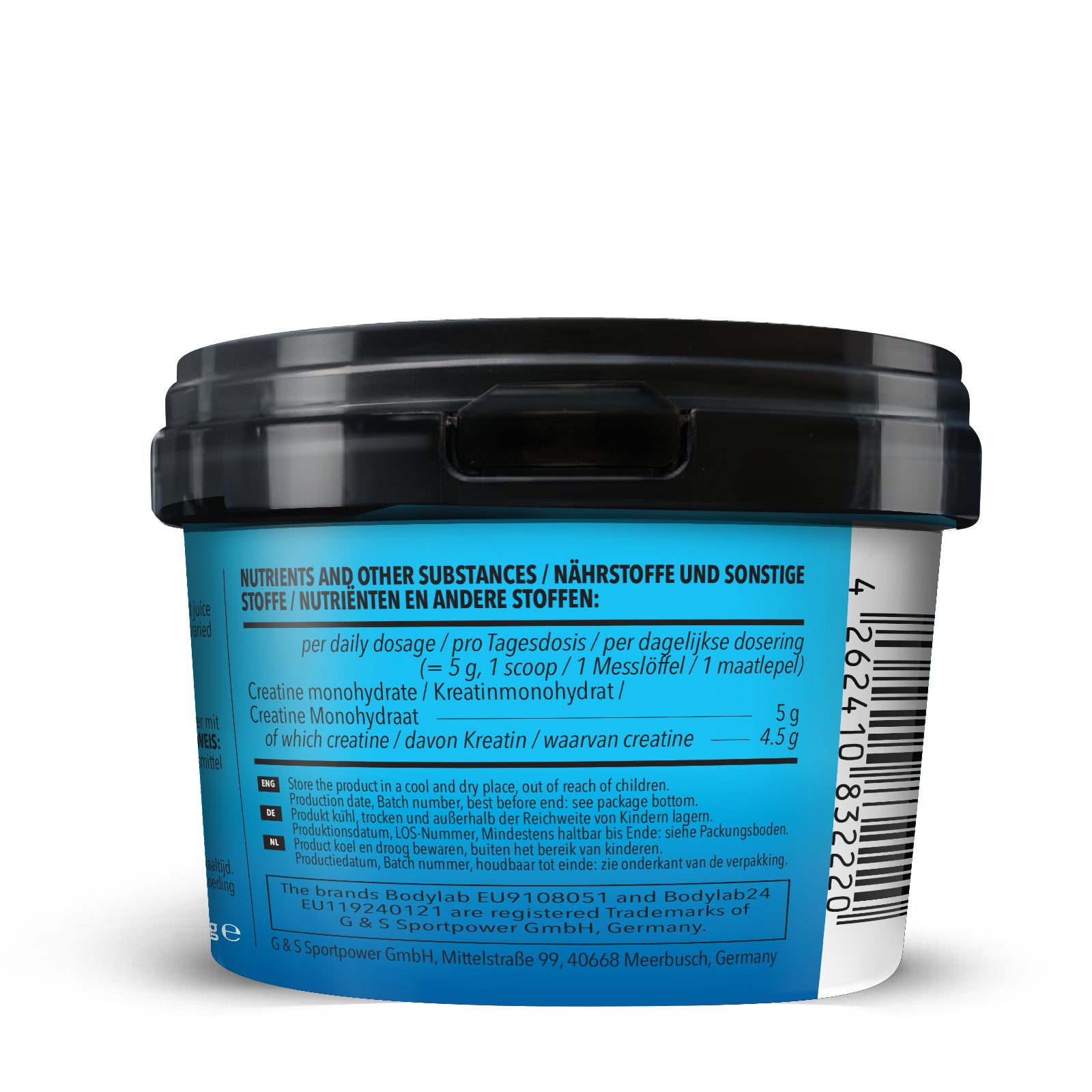 bodylab24-creatine-monohydrate-powder-100g-probierpack image 3