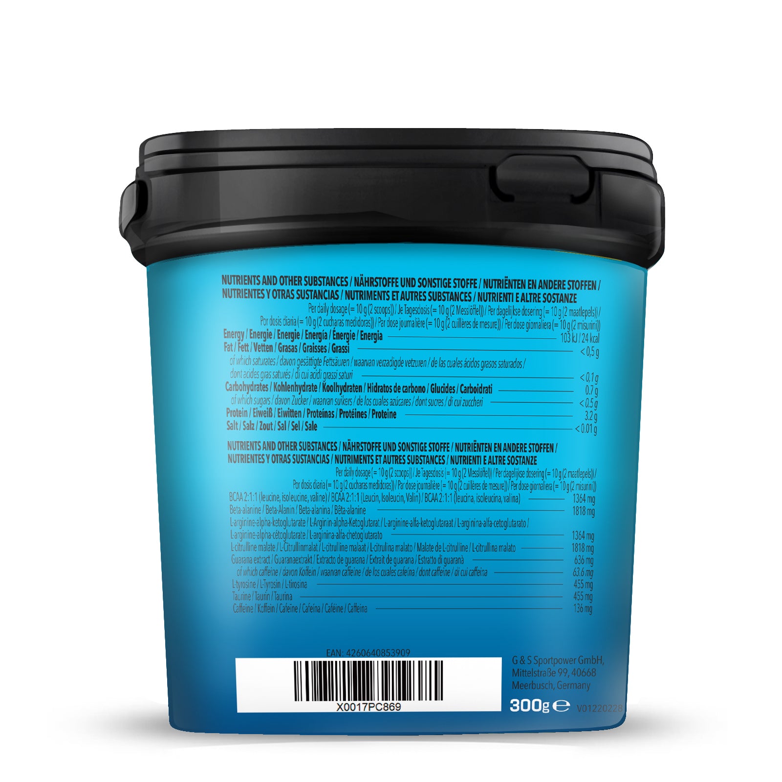 bodylab24-pre-workout-booster-300g-fokus-booster-mit-koffein image 3