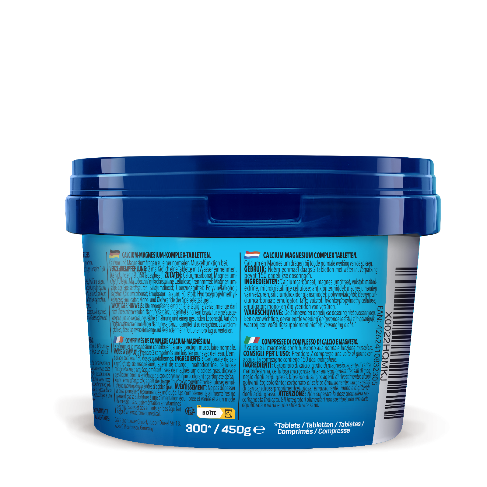 bodylab24-calcium-magnesium-complex-big-pack-300-tabletten image 3