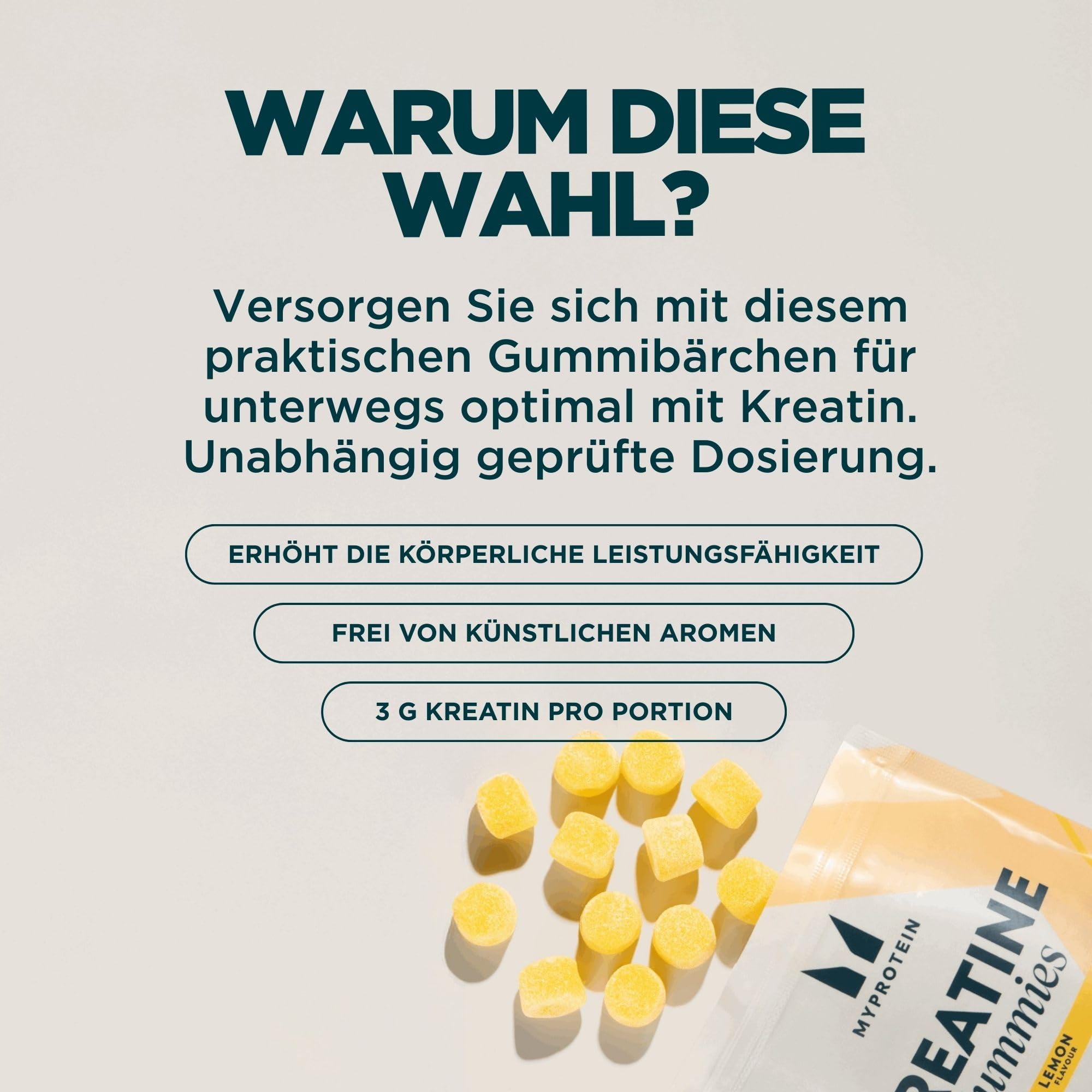 myprotein-creatin-gummies-90-gummib-rchen-3g-kreatin-monohydrat-zitrone image 2