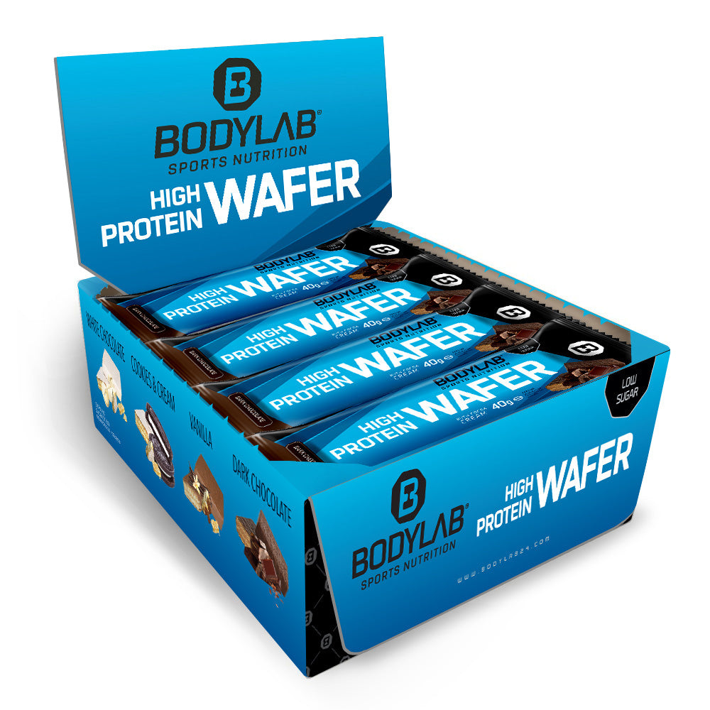 bodylab24-high-protein-wafer-12-x-40g-crispy-protein-bar-mit-12-14g-protein image 2