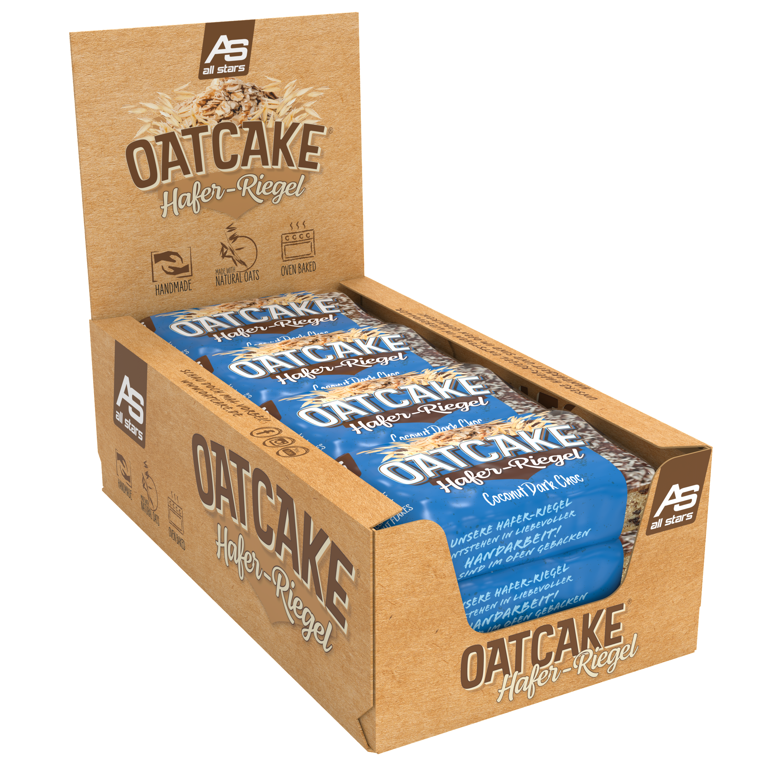 all-stars-oatcake-just-oats-hafer-riegel-80g image 1