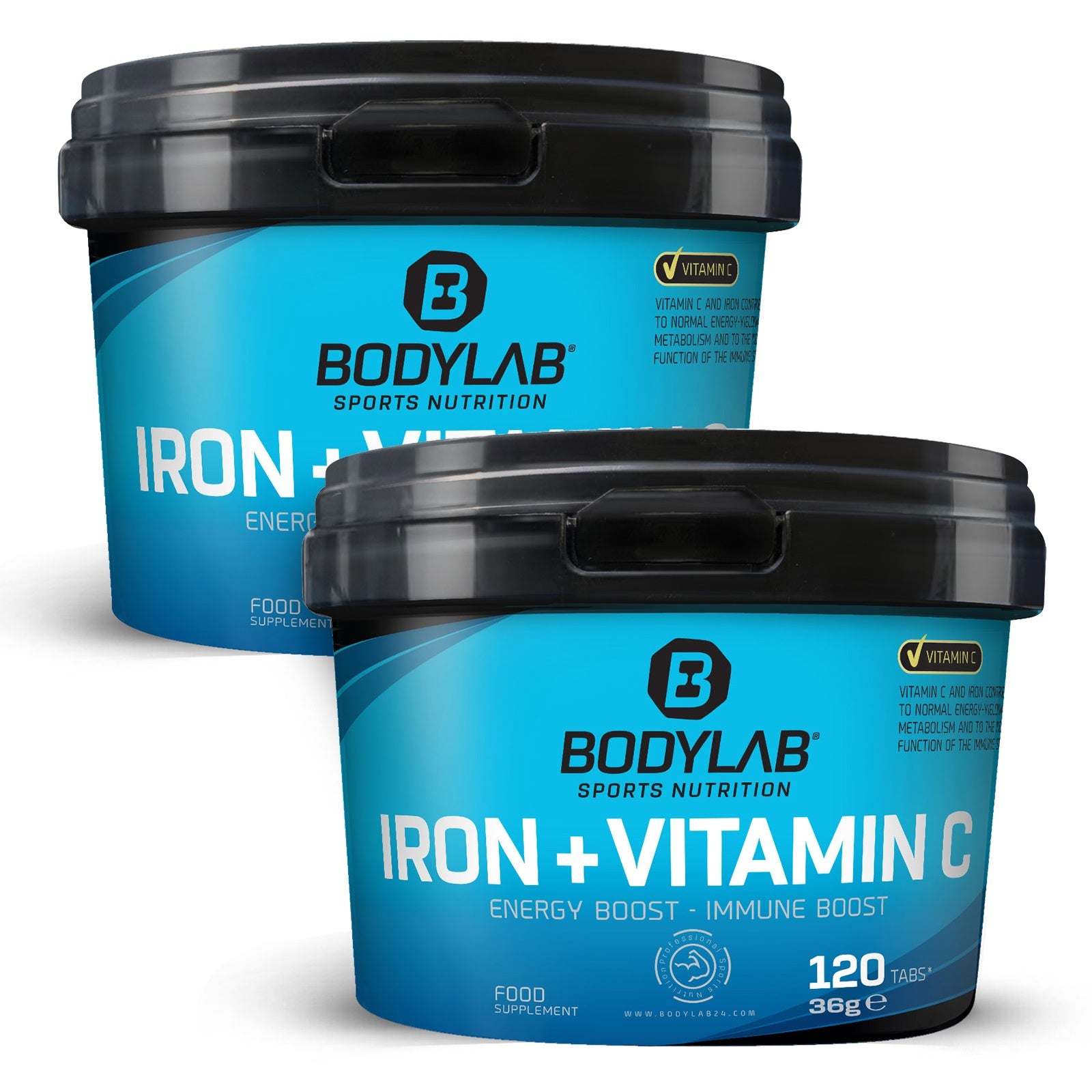 bodylab24-iron-vitamin-c-120-tabletten-doppelpack-2-x-120-tabletten image 1
